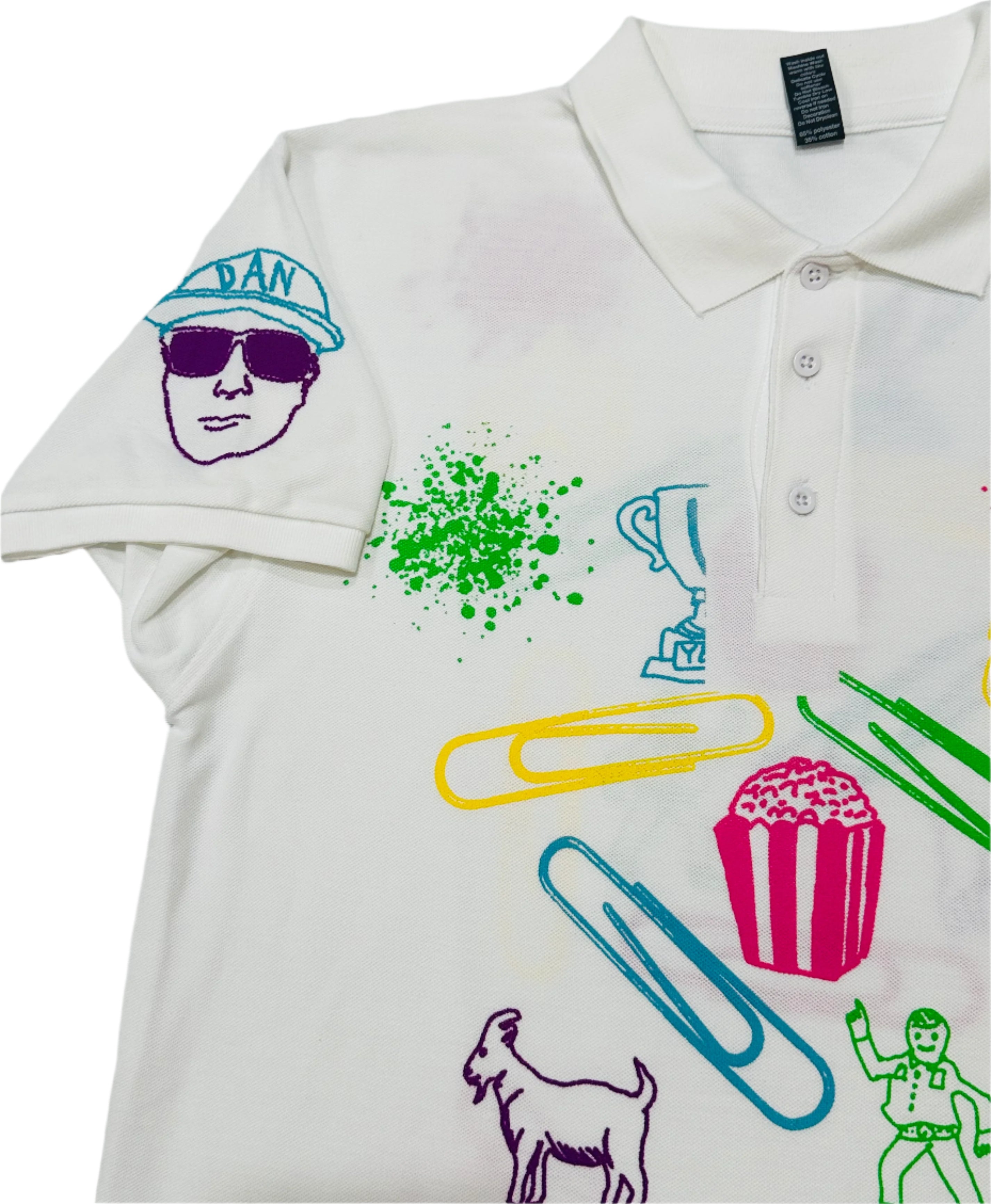 Men's Polo T-shirt – Dan Ives x Snow Milk